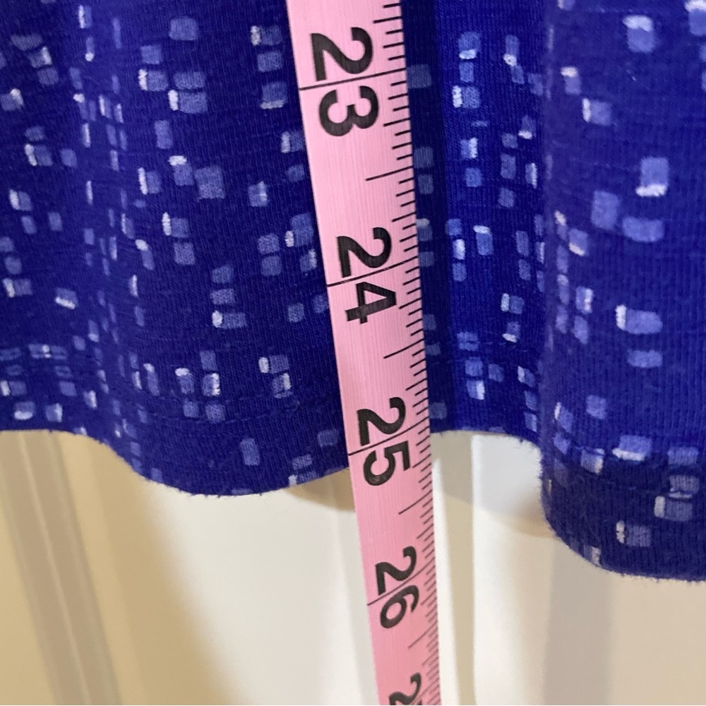 Blue Patterned Tank Top - Picture 4 of 9